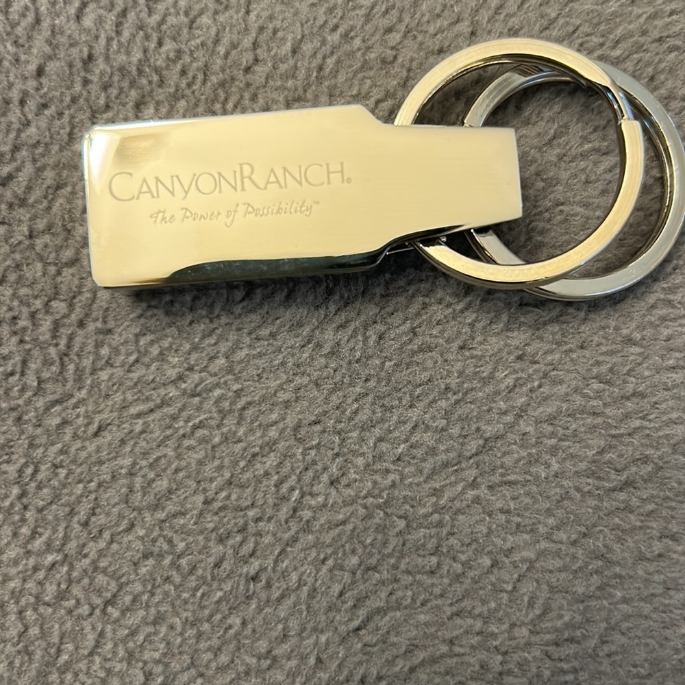 Canyon Ranch Silvertone Keychain, NWOT - Picture 4 of 5
